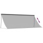vidaXL Markise Einziehbar Anthrazit 400x150 cm Stoff und Stahl vidaXL Markise Einziehbar Anthrazit 400x150 cm Stoff und Stahl