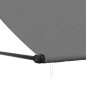 vidaXL Markise Einziehbar Anthrazit 400x150 cm Stoff und Stahl vidaXL Markise Einziehbar Anthrazit 400x150 cm Stoff und Stahl