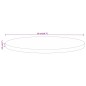 vidaXL Tischplatte Ø 50x2,5 cm Rund Altholz Massiv vidaXL Tischplatte Ø 50x2,5 cm Rund Altholz Massiv