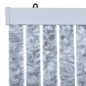 vidaXL Insektenschutz-Vorhang Weiß und Grau 120x220 cm Chenille vidaXL Insektenschutz-Vorhang Weiß und Grau 120x220 cm Chenille
