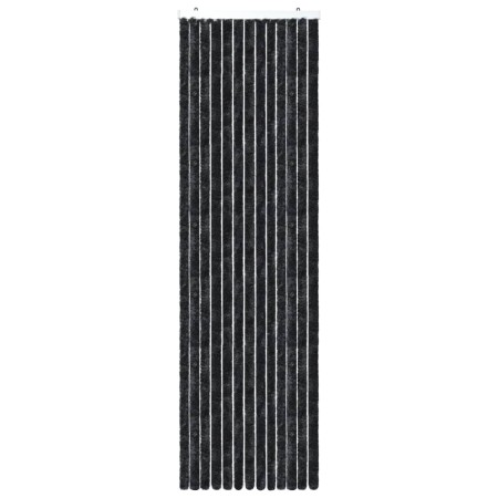 vidaXL Insektenschutz-Vorhang Anthrazit 120x220 cm Chenille