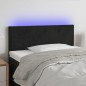 vidaXL LED Kopfteil Schwarz 100x5x78/88 cm Samt vidaXL LED Kopfteil Schwarz 100x5x78/88 cm Samt