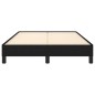 vidaXL Bettgestell Schwarz 120x190 cm Stoff vidaXL Bettgestell Schwarz 120x190 cm Stoff