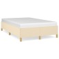 vidaXL Bettgestell Creme 120x190 cm Stoff vidaXL Bettgestell Creme 120x190 cm Stoff