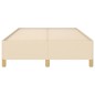 vidaXL Bettgestell Creme 120x190 cm Stoff vidaXL Bettgestell Creme 120x190 cm Stoff