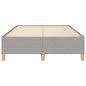 vidaXL Bettgestell Hellgrau 120x190 cm Stoff vidaXL Bettgestell Hellgrau 120x190 cm Stoff