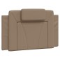 vidaXL Bettgestell mit Kopfteil Cappuccino-Braun 90x200 cm Kunstleder vidaXL Bettgestell mit Kopfteil Cappuccino-Braun 90x200 cm Kunstleder
