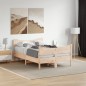 vidaXL Massivholzbett mit Kopfteil 120x200 cm Kiefer vidaXL Massivholzbett mit Kopfteil 120x200 cm Kiefer