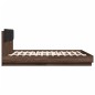 vidaXL Bettgestell mit Kopfteil Braun Eichen-Optik 200x200 cm vidaXL Bettgestell mit Kopfteil Braun Eichen-Optik 200x200 cm