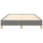 vidaXL Bettgestell Dunkelgrau 120x190 cm Stoff vidaXL Bettgestell Dunkelgrau 120x190 cm Stoff