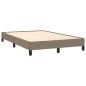 vidaXL Bettgestell Taupe 120x190 cm Stoff vidaXL Bettgestell Taupe 120x190 cm Stoff