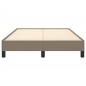 vidaXL Bettgestell Taupe 120x190 cm Stoff vidaXL Bettgestell Taupe 120x190 cm Stoff