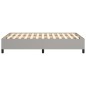 vidaXL Bettgestell Hellgrau 120x190 cm Stoff vidaXL Bettgestell Hellgrau 120x190 cm Stoff