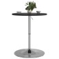 vidaXL Bartisch Schwarz 60x60x90 cm Holzwerkstoff Verchromter Stahl vidaXL Bartisch Schwarz 60x60x90 cm Holzwerkstoff Verchromter Stahl