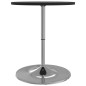 vidaXL Bartisch Schwarz 60x60x90 cm Holzwerkstoff Verchromter Stahl vidaXL Bartisch Schwarz 60x60x90 cm Holzwerkstoff Verchromter Stahl