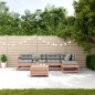 vidaXL 6-tlg. Garten-Lounge-Set mit Kissen Massivholz Douglasie vidaXL 6-tlg. Garten-Lounge-Set mit Kissen Massivholz Douglasie