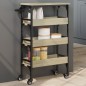 vidaXL Küchenwagen Sonoma-Eiche 53x20x76 cm Holzwerkstoff vidaXL Küchenwagen Sonoma-Eiche 53x20x76 cm Holzwerkstoff