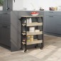 vidaXL Küchenwagen Sonoma-Eiche 53x20x76 cm Holzwerkstoff vidaXL Küchenwagen Sonoma-Eiche 53x20x76 cm Holzwerkstoff