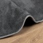vidaXL Teppich OVIEDO Kurzflor Anthrazit Ø 280 cm vidaXL Teppich OVIEDO Kurzflor Anthrazit Ø 280 cm