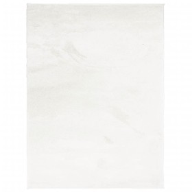 vidaXL Teppich OVIEDO Kurzflor Creme 240x340 cm
