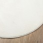 vidaXL Teppich OVIEDO Kurzflor Creme Ø 280 cm vidaXL Teppich OVIEDO Kurzflor Creme Ø 280 cm