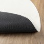 vidaXL Teppich OVIEDO Kurzflor Creme Ø 280 cm vidaXL Teppich OVIEDO Kurzflor Creme Ø 280 cm