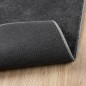 vidaXL Teppich OVIEDO Kurzflor Anthrazit 240x240 cm vidaXL Teppich OVIEDO Kurzflor Anthrazit 240x240 cm