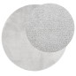 vidaXL Teppich OVIEDO Kurzflor Grau Ø 100 cm vidaXL Teppich OVIEDO Kurzflor Grau Ø 100 cm