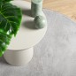 vidaXL Teppich OVIEDO Kurzflor Grau Ø 100 cm vidaXL Teppich OVIEDO Kurzflor Grau Ø 100 cm