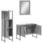 vidaXL 3-tlg. Badmöbel-Set Grau Sonoma Holzwerkstoff vidaXL 3-tlg. Badmöbel-Set Grau Sonoma Holzwerkstoff