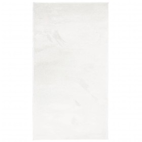 vidaXL Teppich OVIEDO Kurzflor Creme 60x110 cm