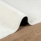 vidaXL Teppich OVIEDO Kurzflor Creme 60x110 cm vidaXL Teppich OVIEDO Kurzflor Creme 60x110 cm