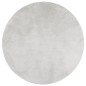 vidaXL Teppich OVIEDO Kurzflor Grau Ø 160 cm vidaXL Teppich OVIEDO Kurzflor Grau Ø 160 cm