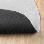 vidaXL Teppich OVIEDO Kurzflor Grau Ø 160 cm vidaXL Teppich OVIEDO Kurzflor Grau Ø 160 cm