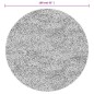 vidaXL Teppich OVIEDO Kurzflor Grau Ø 160 cm vidaXL Teppich OVIEDO Kurzflor Grau Ø 160 cm