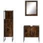 vidaXL 3-tlg. Badmöbel-Set Räuchereiche Holzwerkstoff vidaXL 3-tlg. Badmöbel-Set Räuchereiche Holzwerkstoff