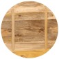 vidaXL Tischplatte Ø 80x3,8 cm Rund Raues Massives Mangoholz vidaXL Tischplatte Ø 80x3,8 cm Rund Raues Massives Mangoholz
