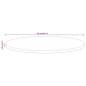 vidaXL Tischplatte Ø 90x2,5 cm Rund Massivholz Mango vidaXL Tischplatte Ø 90x2,5 cm Rund Massivholz Mango