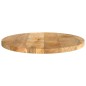 vidaXL Tischplatte Ø 50x3,8 cm Rund Massivholz Mango vidaXL Tischplatte Ø 50x3,8 cm Rund Massivholz Mango
