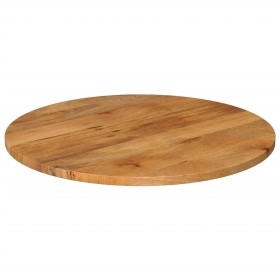 vidaXL Tischplatte Ø 70x3,8 cm Rund Massivholz Mango