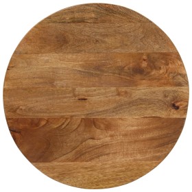 vidaXL Tischplatte Ø 60x3,8 cm Rund Massivholz Mango