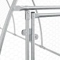 vidaXL Kaninchenkäfig Silbern 300x105x120 cm Verzinkter Stahl vidaXL Kaninchenkäfig Silbern 300x105x120 cm Verzinkter Stahl