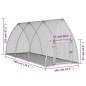 vidaXL Kaninchenkäfig Silbern 300x105x120 cm Verzinkter Stahl vidaXL Kaninchenkäfig Silbern 300x105x120 cm Verzinkter Stahl