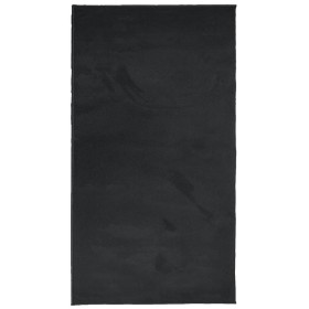 vidaXL Teppich OVIEDO Kurzflor Schwarz 80x150 cm
