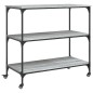 vidaXL Küchenwagen Grau Sonoma 102x50x95 cm Holzwerkstoff vidaXL Küchenwagen Grau Sonoma 102x50x95 cm Holzwerkstoff