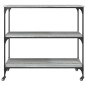 vidaXL Küchenwagen Grau Sonoma 102x50x95 cm Holzwerkstoff vidaXL Küchenwagen Grau Sonoma 102x50x95 cm Holzwerkstoff
