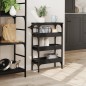 vidaXL Küchenwagen Schwarz 53x20x76 cm Holzwerkstoff vidaXL Küchenwagen Schwarz 53x20x76 cm Holzwerkstoff