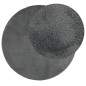 vidaXL Teppich OVIEDO Kurzflor Anthrazit Ø 80 cm vidaXL Teppich OVIEDO Kurzflor Anthrazit Ø 80 cm