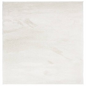 vidaXL Teppich OVIEDO Kurzflor Beige 200x200 cm