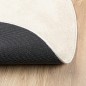 vidaXL Teppich OVIEDO Kurzflor Beige Ø 280 cm vidaXL Teppich OVIEDO Kurzflor Beige Ø 280 cm